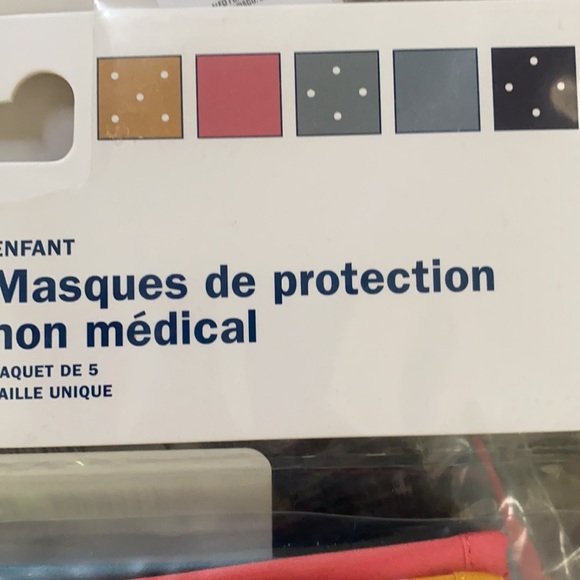 4 pack Old navy kid face mask polka dot 20 masks - Picture 8 of 8